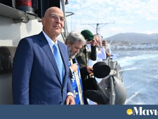 «ΑΣΠΙΔΕΣ»: επίσκεψη Νίκου Δένδια στη φρεγάτα «ΣΠΕΤΣΑΙ» η οποία αποπλέει για την Ερυθρά Θάλασσα