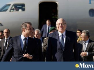 Θερμή υποδοχή Μητσοτάκη στον Λίβανο