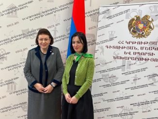 Λίνα Μενδώνη στην Αρμενία: «Να ενισχύσουμε την πολιτιστική συνεργασία των χωρών μας»
