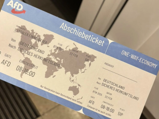 Γερμανία: Το AfD τύπωσε φυλλάδια – εισιτήρια επιστροφής για μετανάστες – «Είναι ωραία και στη δική σας χώρα»