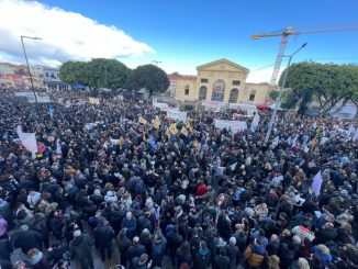 Πρωτοφανές Συλλαλητήριο στο κέντρο των Χανίων με αφορμή την επέτειο δύο ετών από το έγκλημα των Τεμπών
