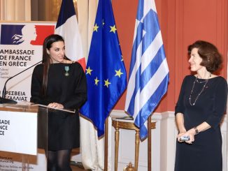 Κορυφαία διάκριση για την Κατερίνα Ευαγγελάτου από τη Γαλλική Δημοκρατία