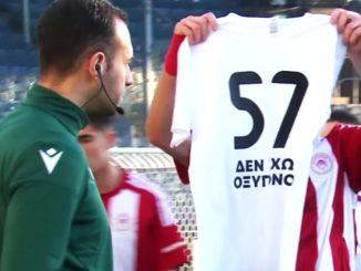 UEFA Youth League – Έγκλημα Τεμπών: Ο Αρχηγός της Κ19 του Ολυμπιακού Αντ. Παπακανέλλος αφιέρωσε το γκολ του στα 57 θύματα των Τεμπών