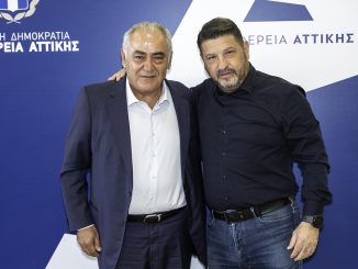 Ο Προέδρος του ΕΕΑ  Γιάννης Χατζηθεοδοσιου ενημέρωσε τον περιφερειάρχη Αττικής για τα 100 χρονια του επιμελητηρίου