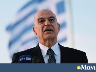 Στους Λειψούς ο Δένδιας – «Είχα την ευκαιρία να συνομιλήσω με τους ακρίτες μας»