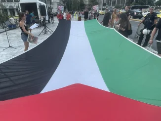 Συγκέντρωση αλληλεγγύης προς τον λαό της Παλαιστίνης πραγματοποιεί έξω από τη Βουλή η παλαιστινιακή παροικία Ελλάδος