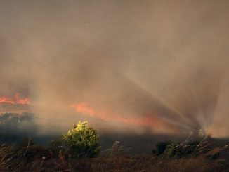 Φωτιά στην Πάρνηθα, απέναντι από το Μπάφι